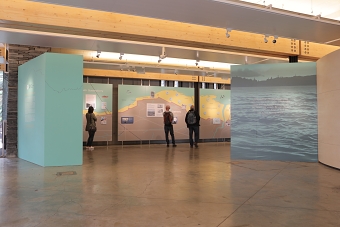 Exhibition design, identity and editorial design for Edinburgh Shoreline