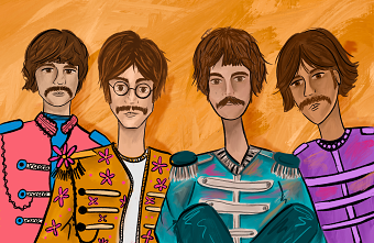 The beatles Illustration Art