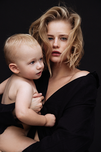 Family portrait for the famous Russian actress Alexandra Bortich