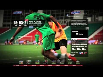 Snickers: World's longest football match