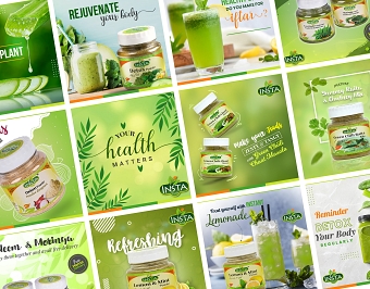 Social Media Designs - Insta Foods