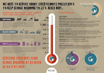 Global Warming Infographic for United Nations C&CAC