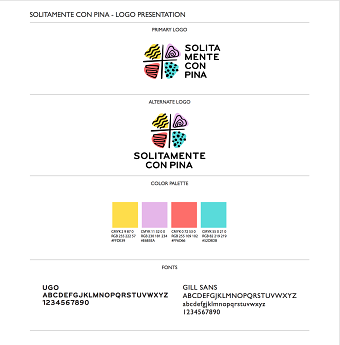 Solitamente Con Pina - travel blog Logo design