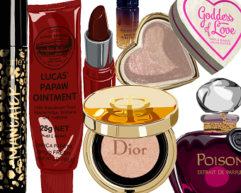 Product illustration - cosmetics
