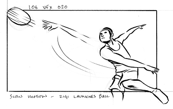 Storyboards for CBBC series