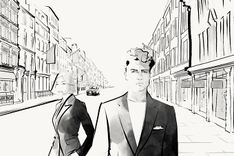 Savile Row Animated Illustration