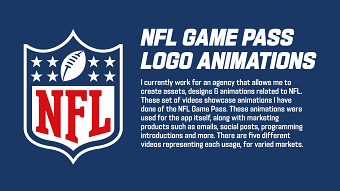 NFL Game Pass - Logo Animation