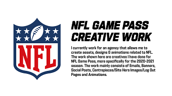 NFL Game Pass - Creative Work