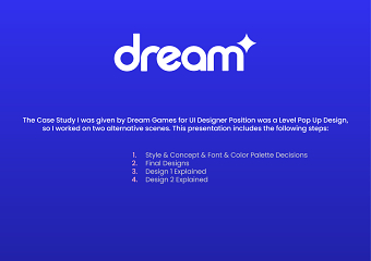 Game UI Pop Up Design