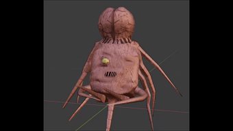 Bronze Dalek 3D Model