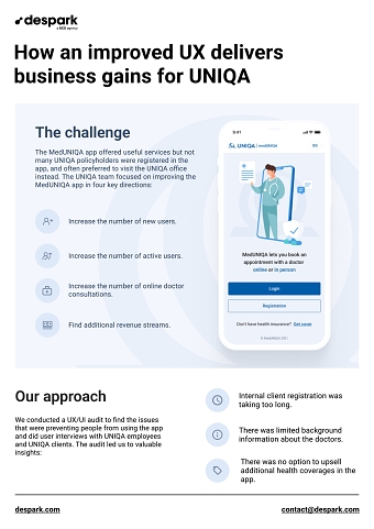 How an improved UX delivers business gains for UNIQA