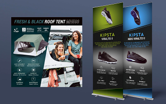 Decathlon store displays