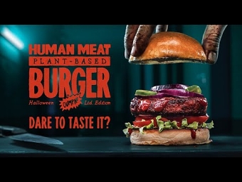 The Human Meat Plant Based Burger