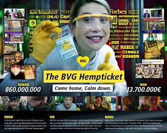 The BVG Hempticket – Come home, calm down.