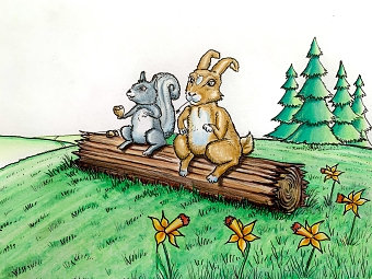 Illustrations for children's books written by Dave Gregson