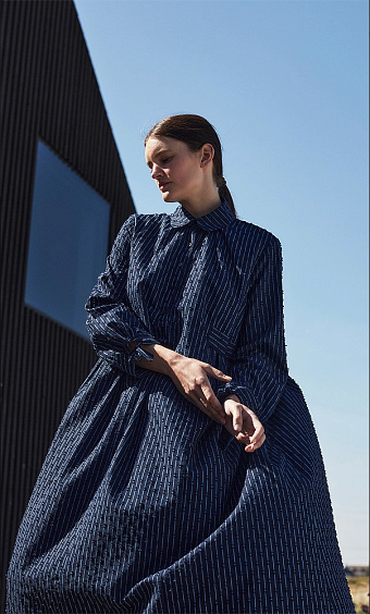 Plümo Studio - AW22 - Charbon Dress
