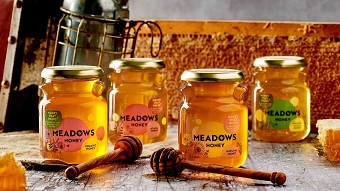 Meadows Honey, Packaging Illustrations