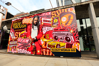 Sleazy World Go Mural