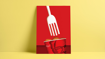 KFC. Illustration.