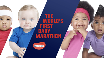 Huggies. The World's First Baby Marathon.