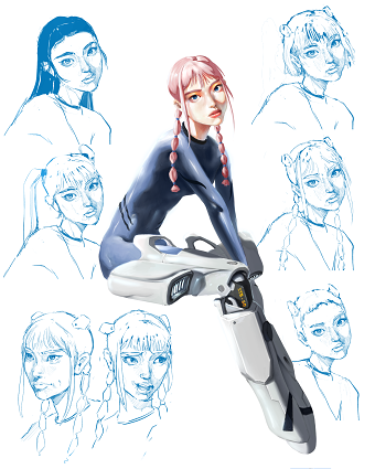 Concept art videogame