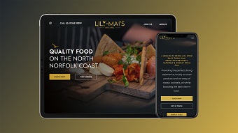 New brand and design for Norfolk bar & grill restaurant, Lily-Mai's Bar & Grill
