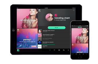 MTV Trax, music and entertainment App - Brand and Product Design