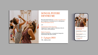 Graphic design for a yoga school