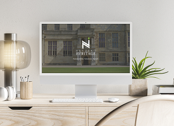 Logo & website design for Net Zero Heritage