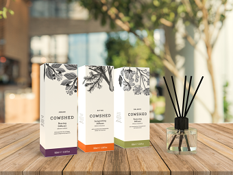 Home fragrance packaging and product design