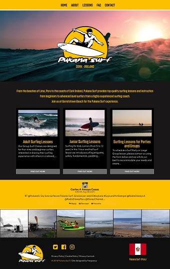 Pukana Surf Ireland Website