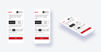 TWO WEEKS TO IMPROVE SHELTER’S ‘DONATE’ JOURNEY AND INCREASE THE CLICK-THROUGH RATE (CTR) BY 43%