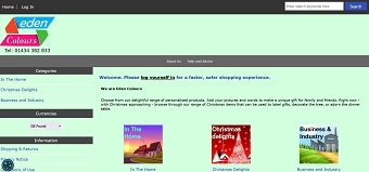 Eden Colours Ecommerce Website