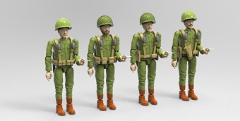 Lego 1:24 action figurines