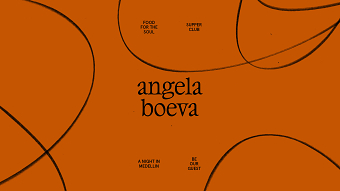 Angela Boeva — Supper Clubs — Visual Identity