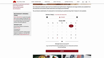 Restaurant Booking