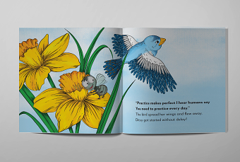 Children's Book illustration: Ditsy's Extraordinary Day