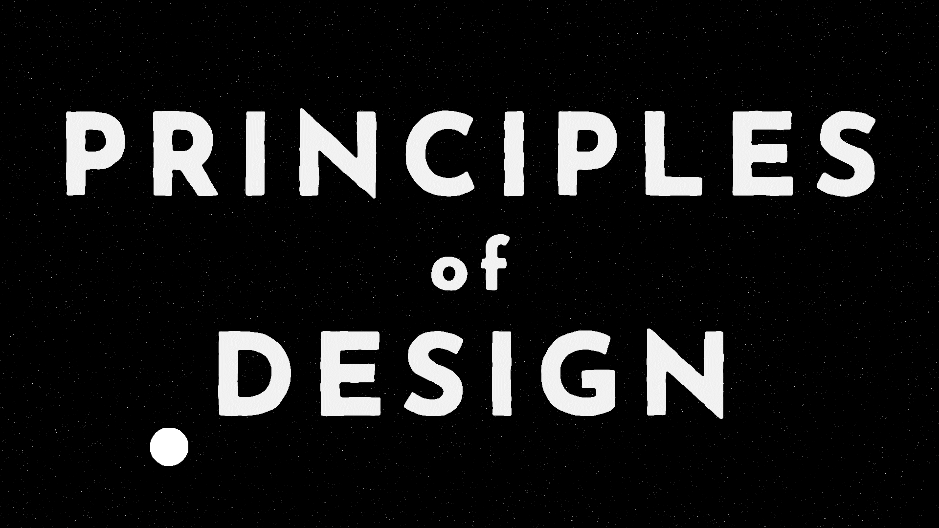 Principles of design