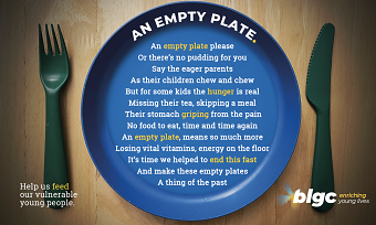 AN EMPTY PLATE