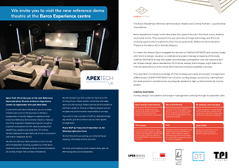 Cinema flyer
