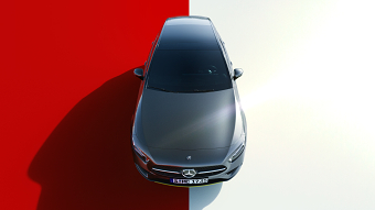 Mercedes A Class - Studio Abstract