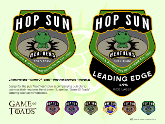 Logo design for craft beer taproom