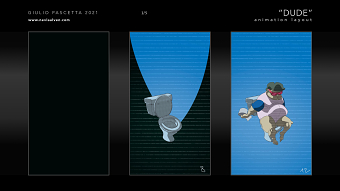 "dude" layout and animation