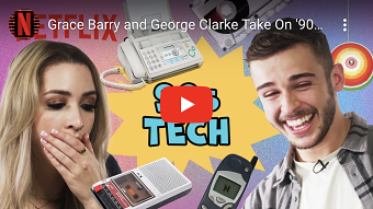 Grace Barry and George Clarke Take On '90s Challenges