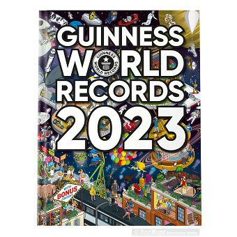 Guinness World Records 2023 Book Cover Illustration