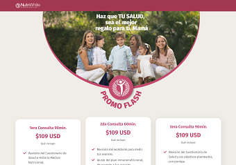 Mother´s Day Landing Page