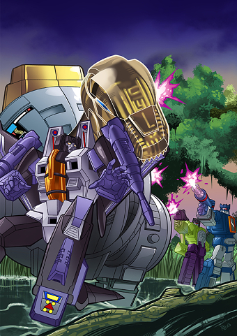 Transformers Fanzine Cover Commission