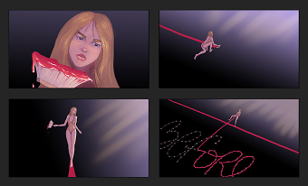 Storyboard for "Before" short