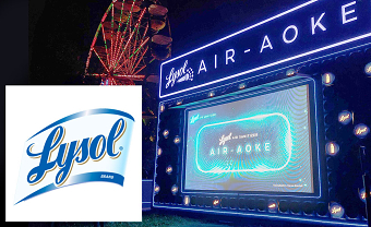 Lysol Air-Aoke Interactive Karaoke Experience