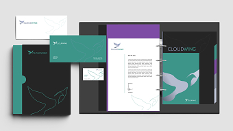 CloudWing - Logo Design & Branding Identity